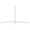 Ekena Millwork Bellingham Architectural Grade PVC Gable Bracket, 108"W x 63"H x 2"D x 4"F, 14/12 Pitch GBP108X63X0204BEL00 - alternate 3